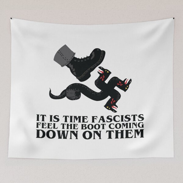 Item preview, it is time fascists feel the boot coming down on them (antifa) designed and sold by remerasnerdas.