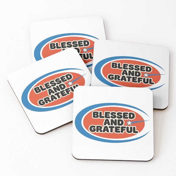 Item preview, Blessed And Grateful — Y2K Retro Badge  designed and sold by PlushFutura.