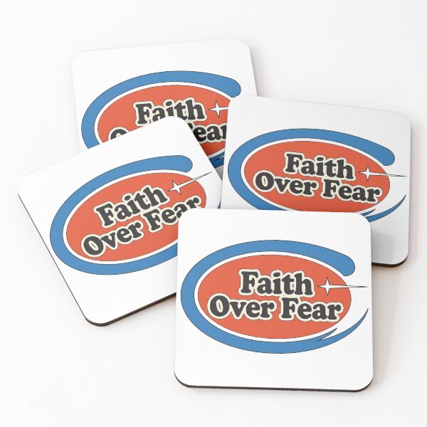 Item preview, Faith Over Fear — Y2K Retro Badge  designed and sold by PlushFutura.