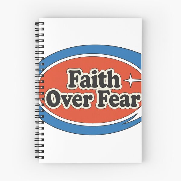 Item preview, Faith Over Fear — Y2K Retro Badge  designed and sold by PlushFutura.