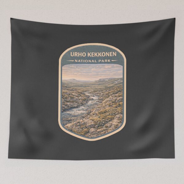 Item preview, Vintage Finland National Park Travel Print: Urho Kekkonen designed and sold by PinUpPizzazz.