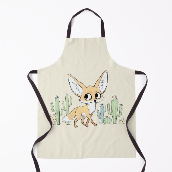 Item preview, Cute Fennec Fox Desert Cacti Kawaii Animal Art designed and sold by Cipher & Soul.