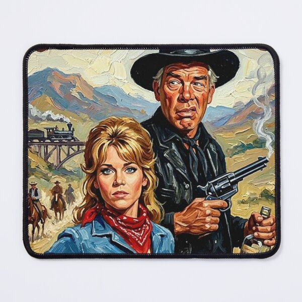Item preview, Cat Ballou Retro Western Comedy Tribute Art Movie Poster designed and sold by Art's Diner.