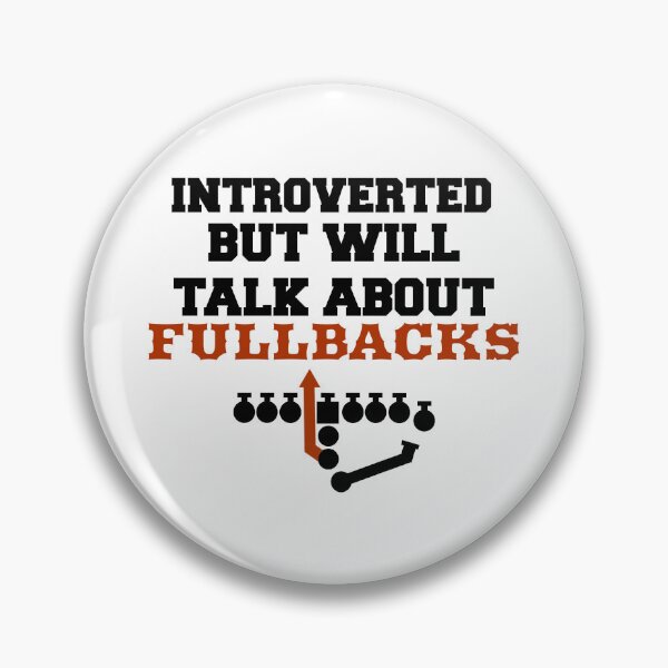 Item preview, Introverted But Will Talk About Fullbacks(Dark) designed and sold by ItzSoapy.