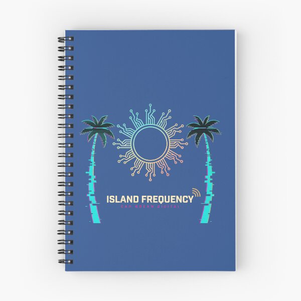 Item preview, Island Frequency Caribbean Digital Art | Cyberpunk Palm Tree Circuit Sun Graphic designed and sold by digitalbob60.
