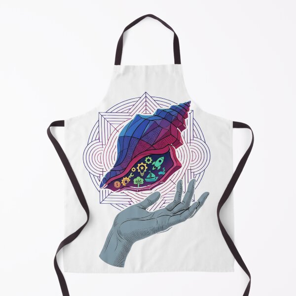 Item preview, Geometric Sea Shell of Prosperity and Technology designed and sold by Tharaazu.
