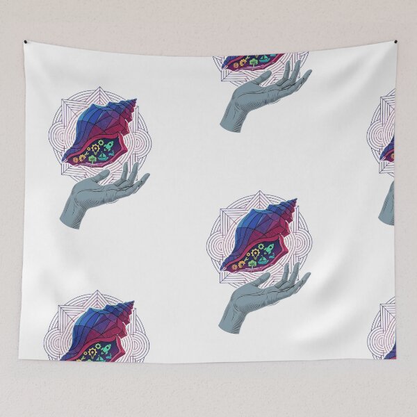 Item preview, Geometric Sea Shell of Prosperity and Technology designed and sold by Tharaazu.