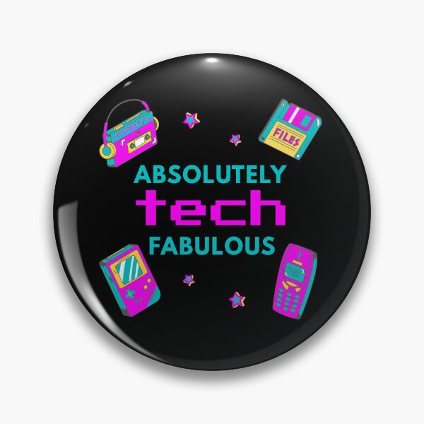 Item preview, Absolutely Tech Fabulous Retro Tech T-Shirt | 90s Nostalgia Geek Gift designed and sold by scarlett1969.