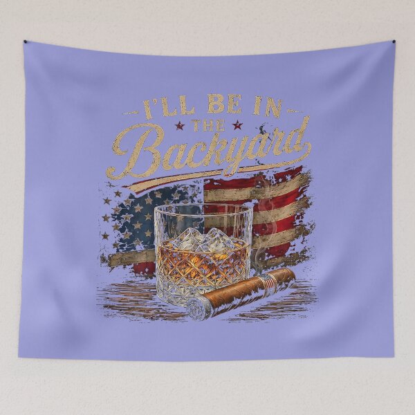 Item preview, I'll Be in The Backyard Funny Men_2 designed and sold by LizzelFanArt.