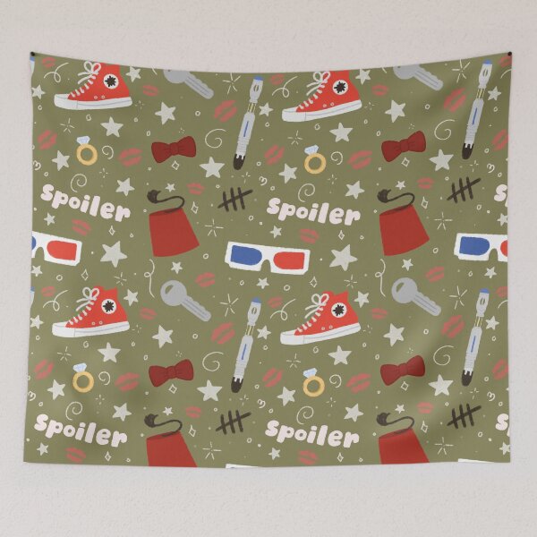 Item preview, Doctor Who Inspired-Seamless Pattern designed and sold by MiloverseOfficial.