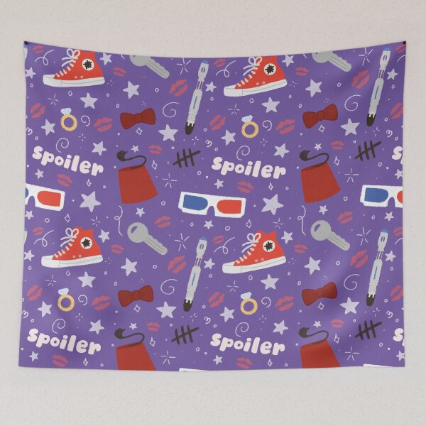 Item preview, Doctor Who Inspired-Seamless Pattern designed and sold by MiloverseOfficial.