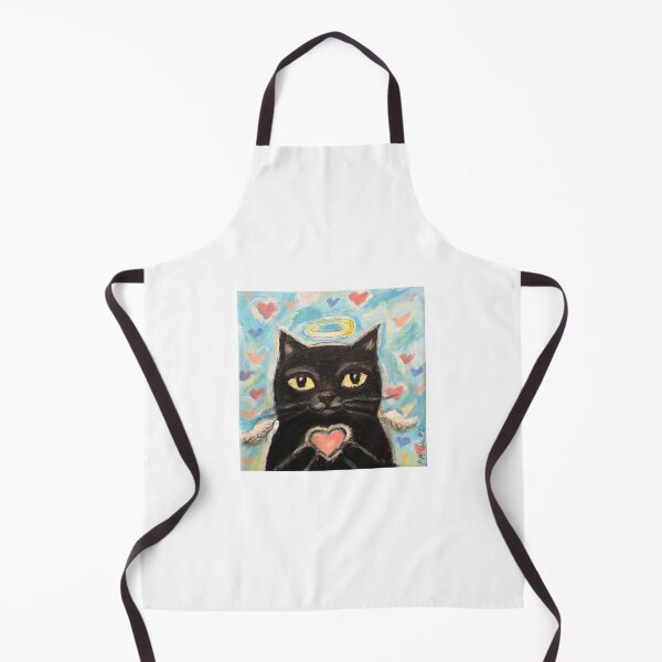 Item preview, Black Cat Angel designed and sold by artbyangie.