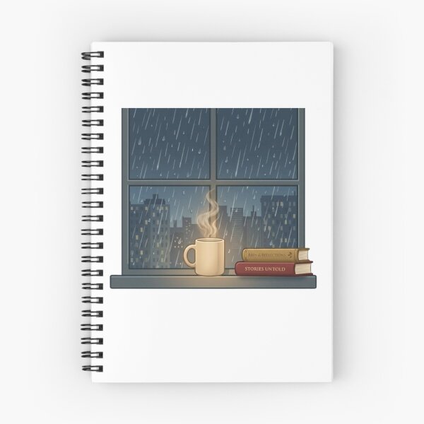 Item preview, Cozy Rainy Day Window View designed and sold by Northern Glow Art.