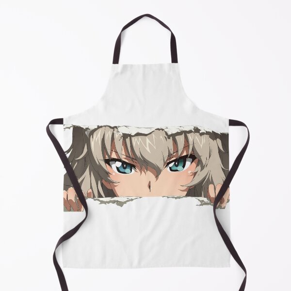 Item preview, Erika Itsumi Girls Und Panzer Amber Eyes Serious Peeker Torn Paper Close Up designed and sold by PMartistStudio.