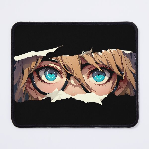 Item preview, Byakuya Togami Danganronpa Eyes Peeker Torn Paper Blue Stare designed and sold by PMartistStudio.