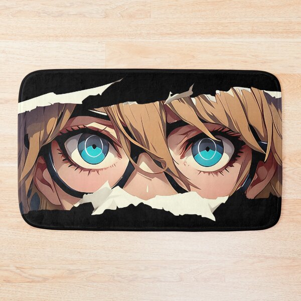 Item preview, Byakuya Togami Danganronpa Eyes Peeker Torn Paper Blue Stare designed and sold by PMartistStudio.