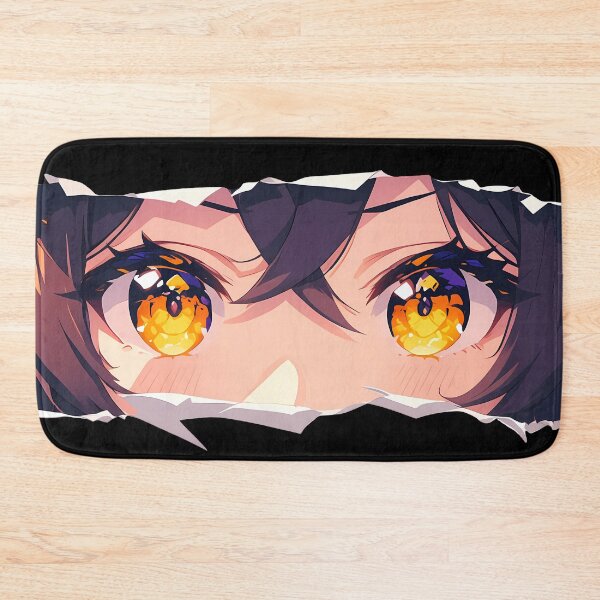Item preview, Amber Genshin Impact Golden Eyes Ripped Paper Peeker Closeup designed and sold by PMartistStudio.