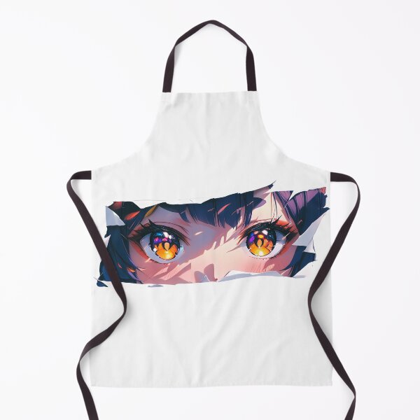 Item preview, Xiangling Genshin Impact Torn Paper Peeking Amber Eyes designed and sold by PMartistStudio.
