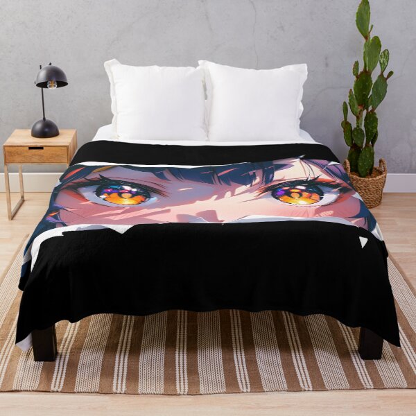 Item preview, Xiangling Genshin Impact Torn Paper Peeking Amber Eyes designed and sold by PMartistStudio.