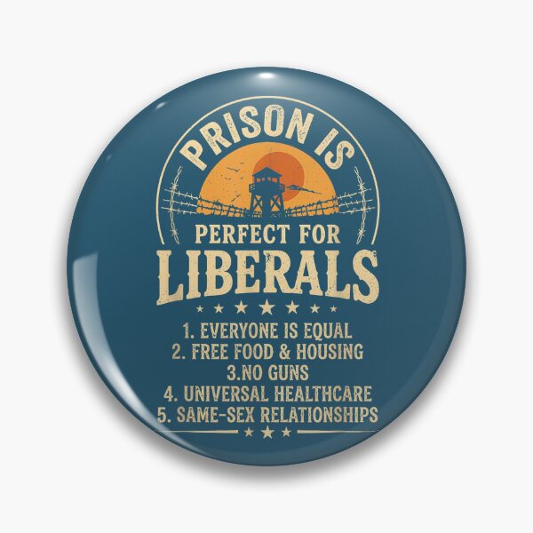 Item preview, Vintage Prison is Perfect for Liberals Quote for Men Women designed and sold by MichelLoveHaris.