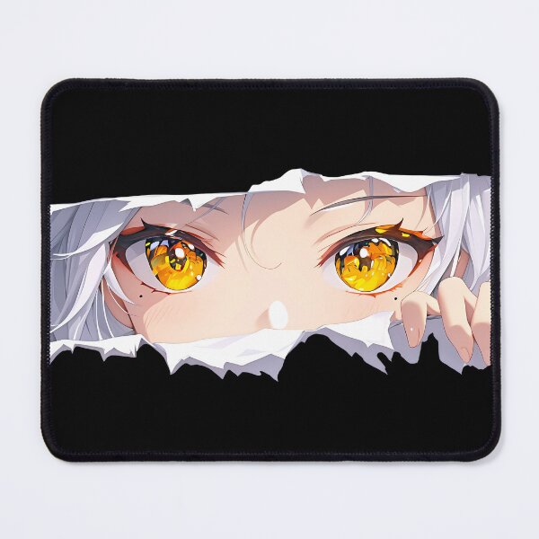Item preview, Kamisato Ayaka Genshin Impact Torn Paper Peeking Blue Eyes designed and sold by PMartistStudio.