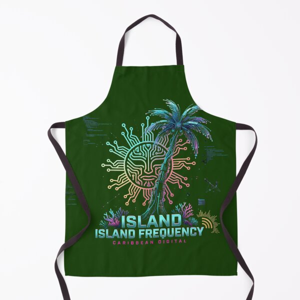 Item preview, Island Frequency — Caribbean Digital Cyberpunk Art designed and sold by digitalbob60.
