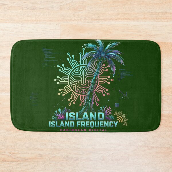Item preview, Island Frequency — Caribbean Digital Cyberpunk Art designed and sold by digitalbob60.