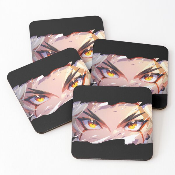 Item preview, Arataki Itto Genshin Impact Fierce Eyes Torn Paper Peek designed and sold by PMartistStudio.