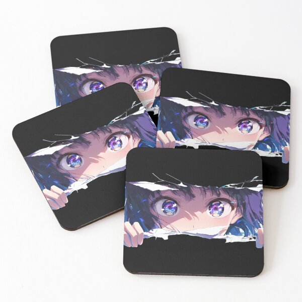 Item preview, Ai Hoshino Oshi No Ko Purple Eyes Torn Paper Sparkle designed and sold by PMartistStudio.
