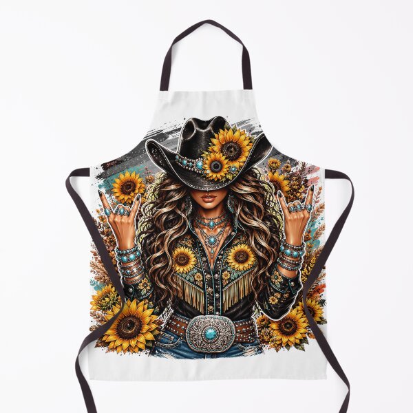 Item preview, Sunflower Cowgirl – Western Boho Boutique designed and sold by SweetTeezPrints.