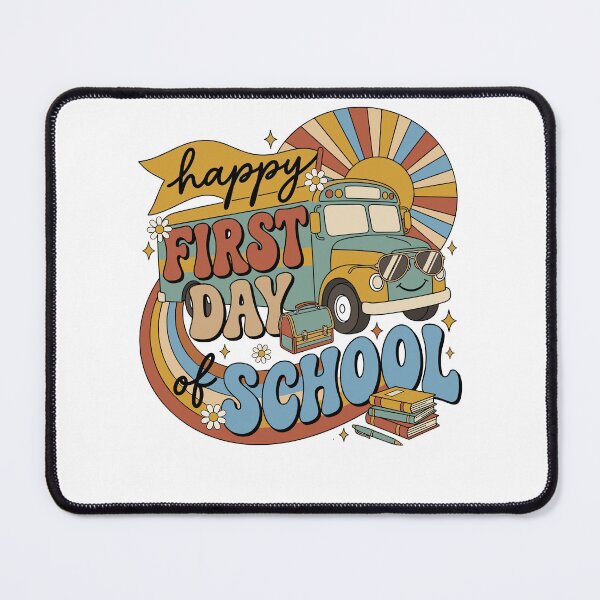 Item preview, Retro School Bus First Day of School Kids designed and sold by KroghDs.