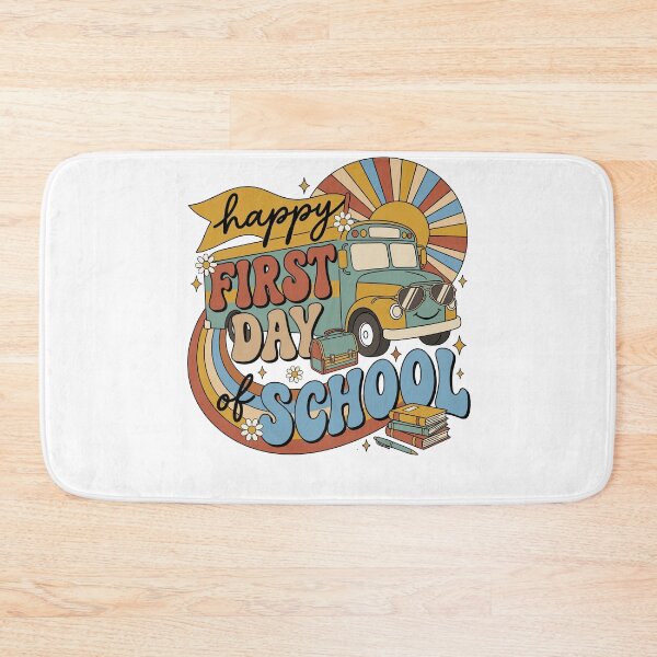 Item preview, Retro School Bus First Day of School Kids designed and sold by KroghDs.