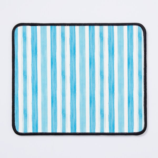 Item preview, Azure Tide: Serene Watercolor Vertical Stripes designed and sold by LiveLearnCreate.