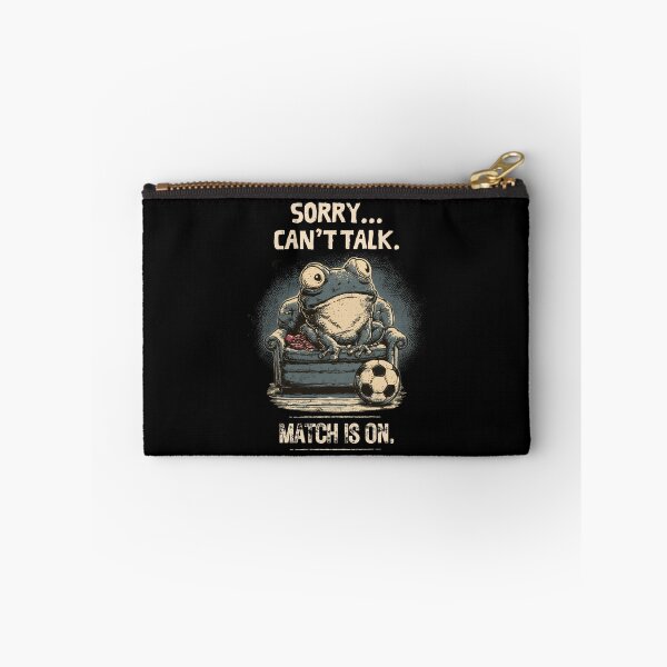 Item preview, Sorry Can't Talk Frog Soccer Fan Match is On Vintage Funny designed and sold by Majnon8bp.