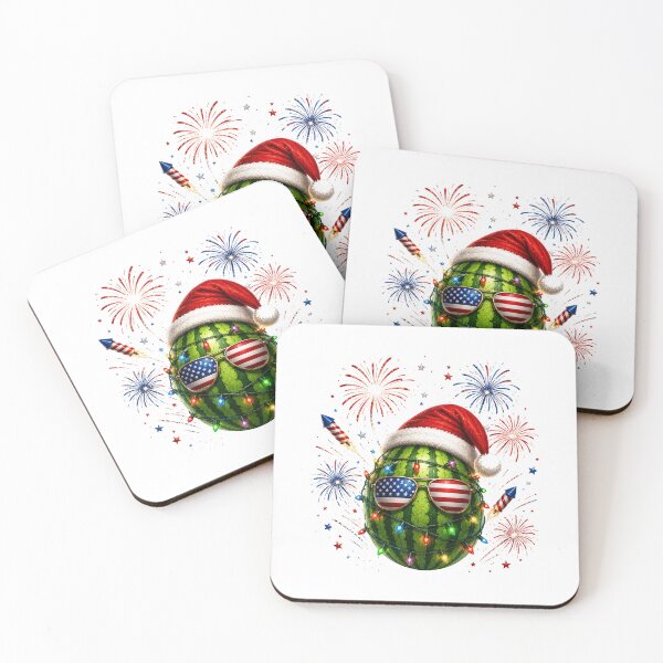 Item preview, Christmas In July Watermelon Tree Funny Summer Xmas designed and sold by QuiteOrbit.