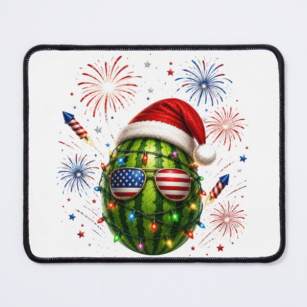 Item preview, Christmas In July Watermelon Tree Funny Summer Xmas designed and sold by QuiteOrbit.