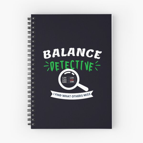Item preview, Balance Detective | Funny Accountant CPA Reconciliation Typography Design designed and sold by FCA SIR MERCH .