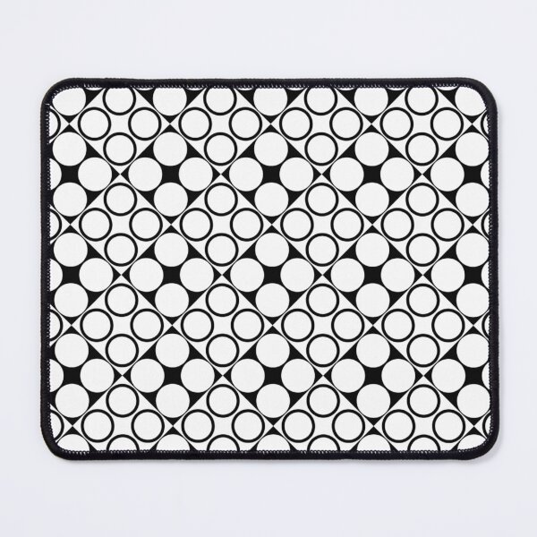 Item preview, Monochrome Mosaic: Geometric Circle Lattice designed and sold by LiveLearnCreate.