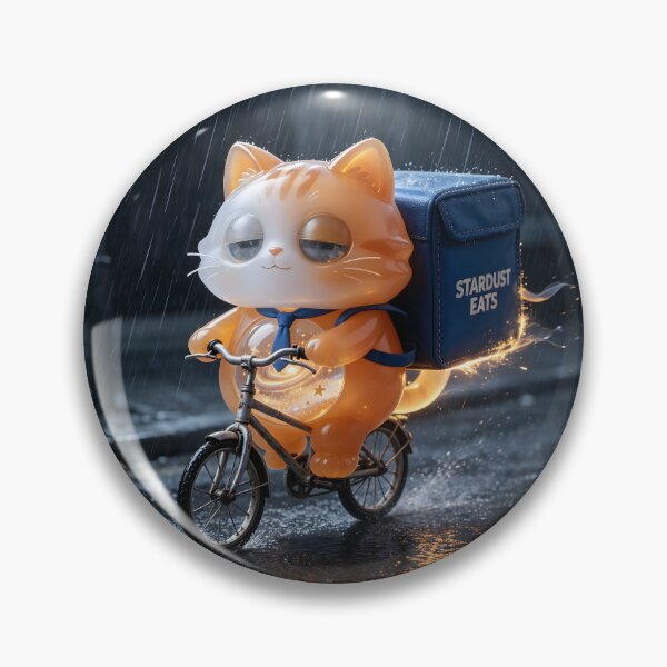 Item preview, Emerald Cat - Midnight Delivery: Delivering Dreams on 1% Battery designed and sold by ABYSSLAB.