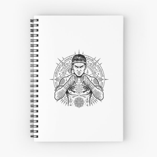 Item preview, Vintage Sak Yant Muay Thai Hero – Tiger Fist Graphic designed and sold by Ponsak.