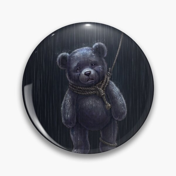 Item preview, Anchored Melancholy Teddy designed and sold by TheArtistStitch.