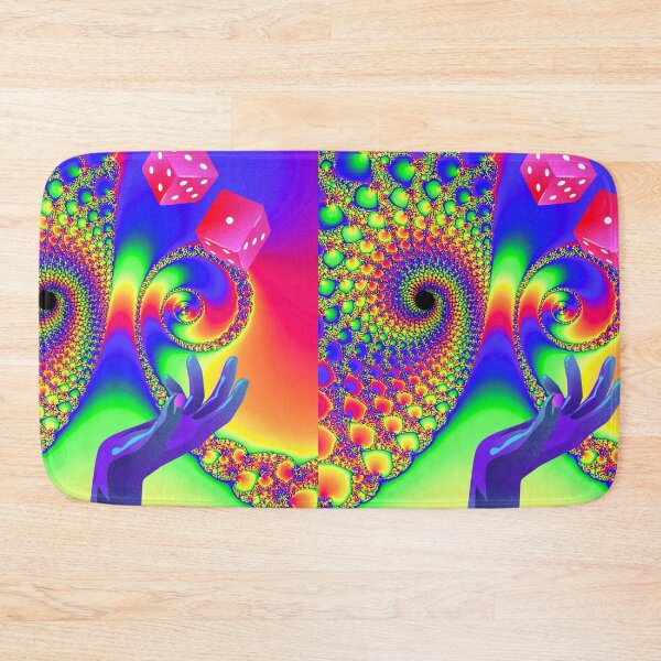 Item preview, Abstract Art with Dice Game designed and sold by The Retromotel.