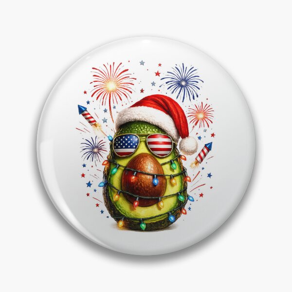 Item preview, Christmas In July avocado Tree designed and sold by QuiteOrbit.