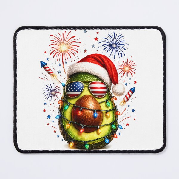 Item preview, Christmas In July avocado Tree designed and sold by QuiteOrbit.
