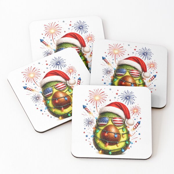 Item preview, Christmas In July avocado Tree designed and sold by QuiteOrbit.