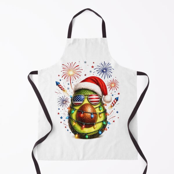 Item preview, Christmas In July avocado Tree designed and sold by QuiteOrbit.