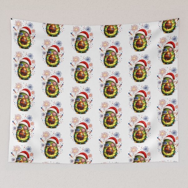 Item preview, Christmas In July avocado Tree designed and sold by QuiteOrbit.