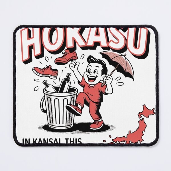 Item preview, HOKASU – Kansai Dialect for "Throw Away" | Funny Japanese Language T-Shirt designed and sold by sumichanchan.