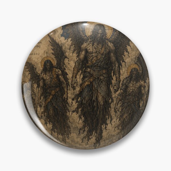 Item preview, The Watchers | Medieval Biblical Occult Manuscript Art designed and sold by Midnight Sigil.