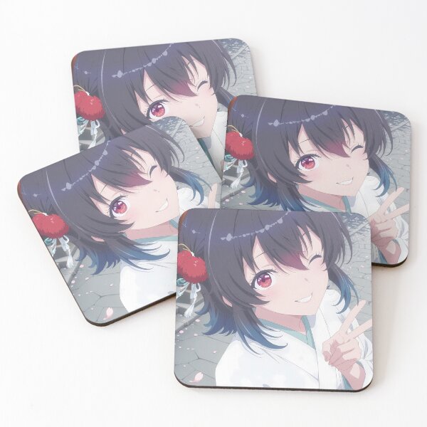 Item preview, Umi Asanagi Second Prettiest Girl Kura Nika Wink Peace Moment designed and sold by PMartistStudio.